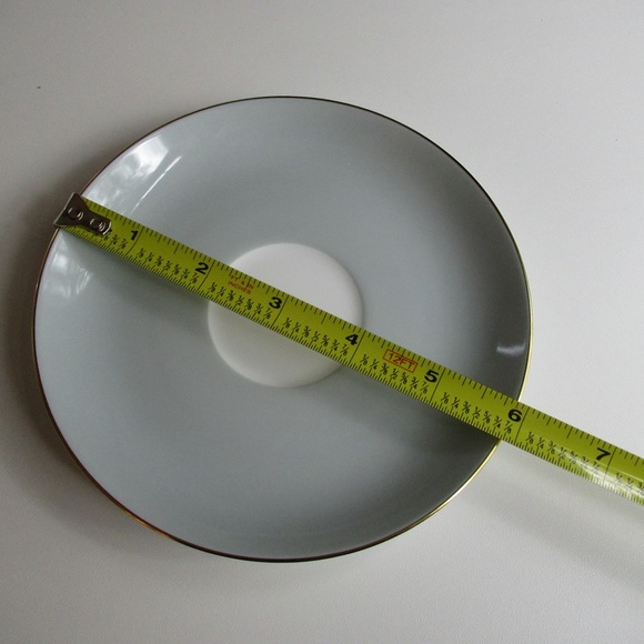 OMC Okura unique 2 tone Gray Tea cup & saucer - Picture 9 of 12